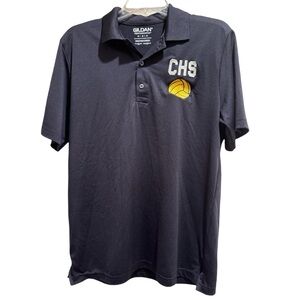 Gildan Performance Polo Shirt - CHS Volleyball Embroidered Logo Blue Medium